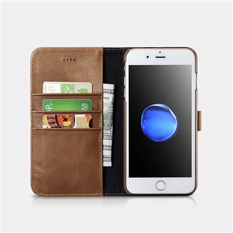 iphone plusplus genuine leather detachable    wallet folio case leather cases  iphone