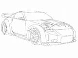 Drift Nissan Car Drawing Cars Gtr Coloring Pages Skyline Draw 350z Drawings Sports Getdrawings R33 Pdf Drif Sport Paintingvalley sketch template