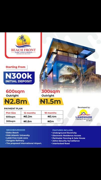 beachfront estate ibeju lekki properties nigeria