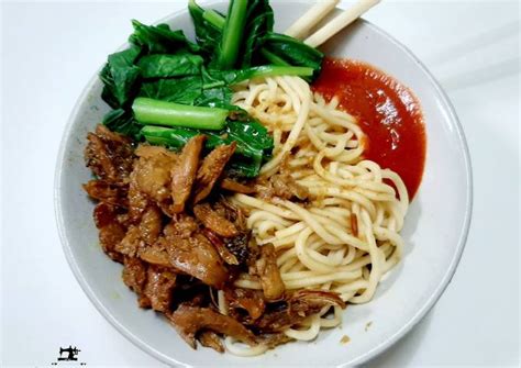 resep mie ayam legit oleh risakti dwiki lorini cookpad