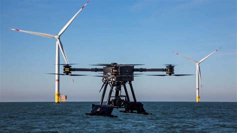 bvlos drones tested  north sea wind farm unmanned systems technology
