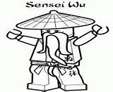 Coloring Pages Ninjago Sensei Online Printable Color Info sketch template