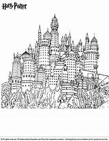 Coloriage Sheets Ausmalbilder Castle Malvorlagen Poudlard Gryffindor Adult Slytherin Coloringlibrary sketch template
