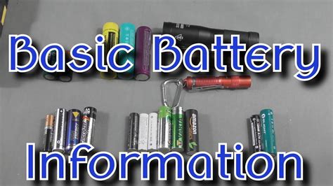 basic battery information  widely  batteries youtube