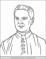 Mcgivney Blessed Thecatholickid Priest Columbus Knights sketch template