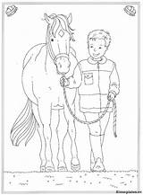 Kleurplaten Kleurplaat Manege Paarden Stal Nieuw sketch template