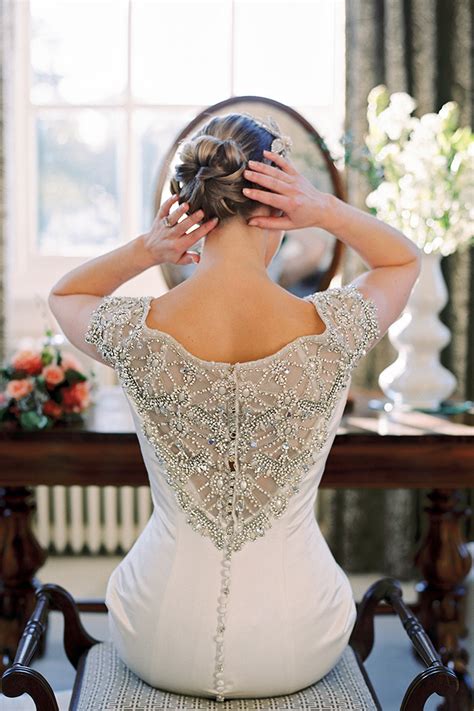 beautiful bedazzled wedding dresses style me pretty s favorite