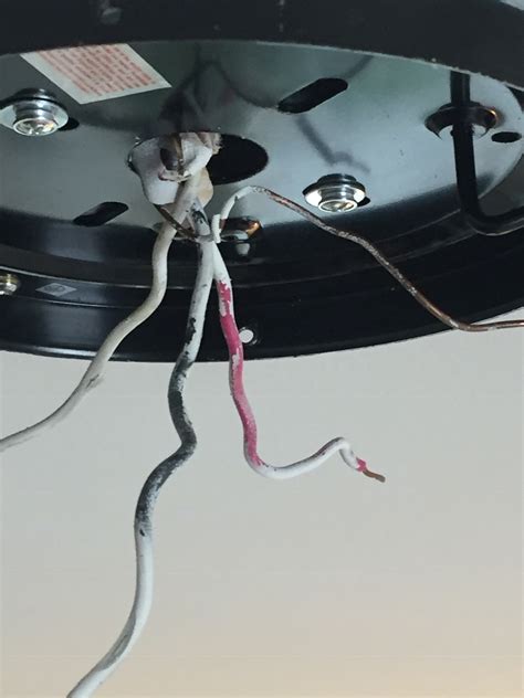 wiring combine red black wire  ceiling  black wire  remote reciever love improve