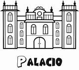 Palacio Colorear Palacios Guatemala Imagui Conmishijos sketch template