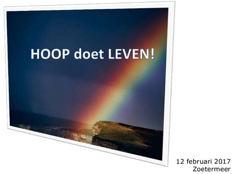 hoop doet leven