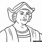 Colon Cristobal Columbus Christopher Magellan Ferdinand Colorear Coloreado Thecolor sketch template