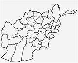 Afghanistan Map Provinces Blank Nicepng sketch template