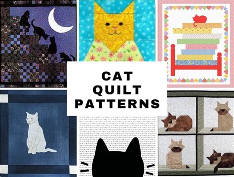 cat quilt patterns  cat quilt blocks modernlovely