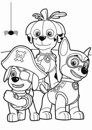 paw patrol coloring pages birthday printable coloring home