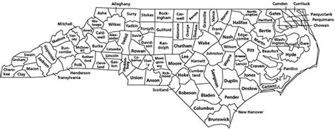 county map  nc leia shauna