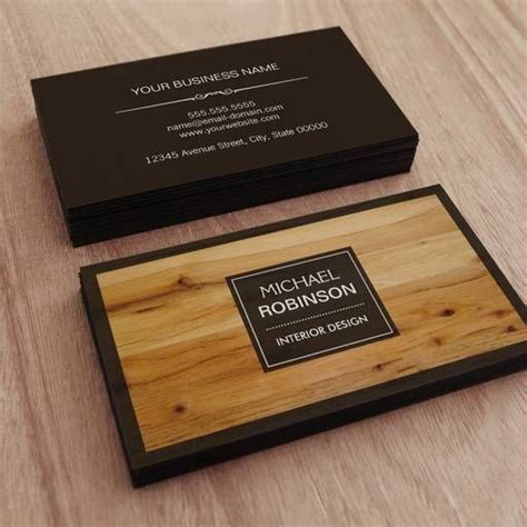 ideas woodworking  vistaprint woodworking business cards