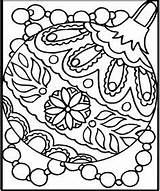 Complex Coloring Pages Christmas Getcolorings sketch template