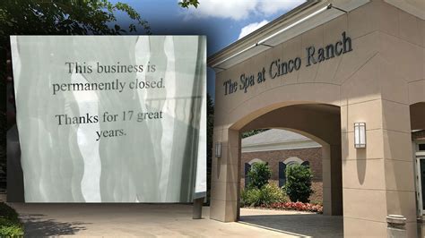 spa  cinco ranch closes  warning leaving katy customers