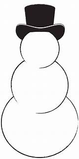 Snowman Printable Template Cut Cutouts Christmas Templates Printables Outline Pattern Coloring Kids Printablee Pinstopin Pages Winter Preschool sketch template