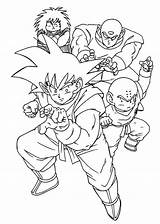 Goku Coloriage sketch template
