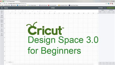 cricut design space  beginners youtube