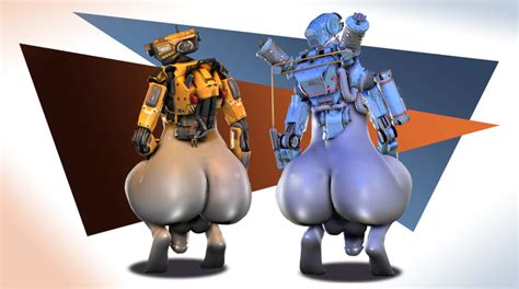 Rule 34 3d Apex Legends Ass Big Ass Big Butt Blue Cyborg