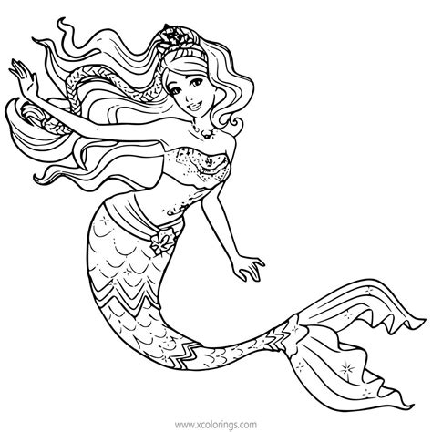 barbie merliah pages coloring pages