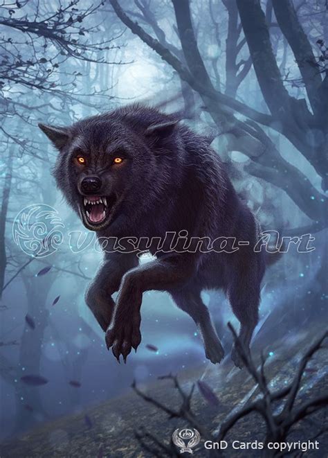 Wolf By Vasylina On Deviantart Wolf Magic The Gathering