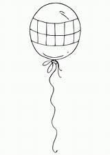 Coloring Balloons Color Pages Balloon Clipart Comments Coloringhome Library Popular Sketch sketch template