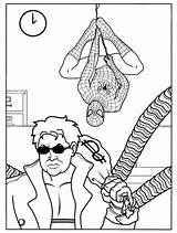 Spiderman Octopus Docteur Mewarnai Banque Derriere Animasi Animierte Bergerak Ausmalbild Gifgratis Malvorlage Prend sketch template
