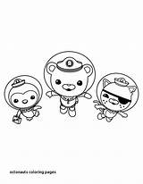 Octonauts Pages Coloring Getcolorings Captain sketch template