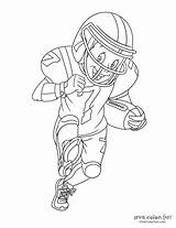 Football Playing Coloring Kids Printable Pages American Kid Boy Illustrations Cartoon Color Sports Rugby Children Book Print Printables sketch template