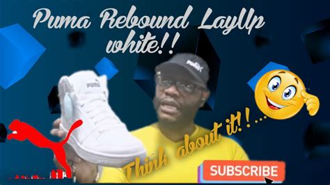 unboxing puma rebound lay  sl high white basketball youtube