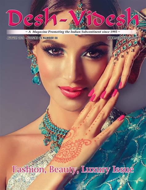 desh videsh magazine indian fashion indian beauty and indian luxury
