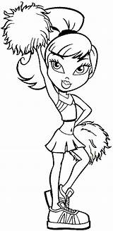 Cheerleading Coloring Pages Printable Site Coloring2print sketch template