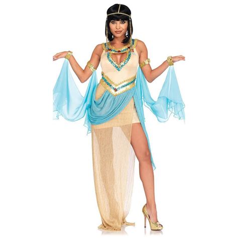 adult ladies egyptian queen cleopatra costume sexy greek roman princess