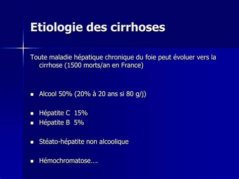 Ppt Cirrhose Hépatique Powerpoint Presentation Free Download Id