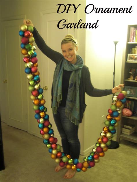 upside  grace diy holiday ornament garland
