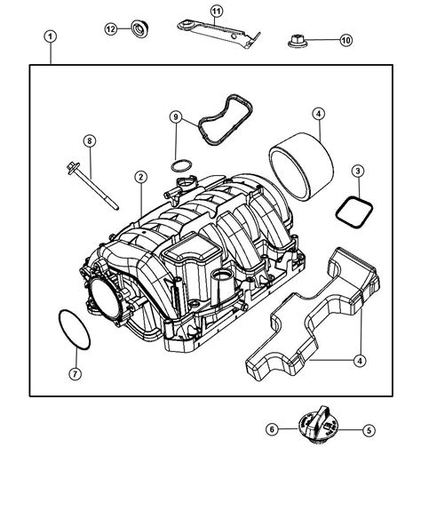 dodge ram  manifold kit engine intake intake ac mopar parts overstock lakeland fl