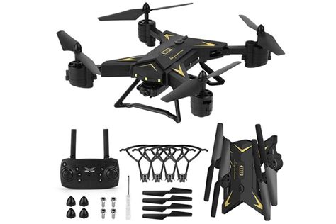kys rc drone foldable quadcopter  wifi fpv p hd camera black