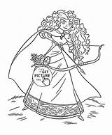 Coloring Merida Pages Princess Brave Disney Bubakids Thousands Online Cartoon Printables Wuppsy sketch template