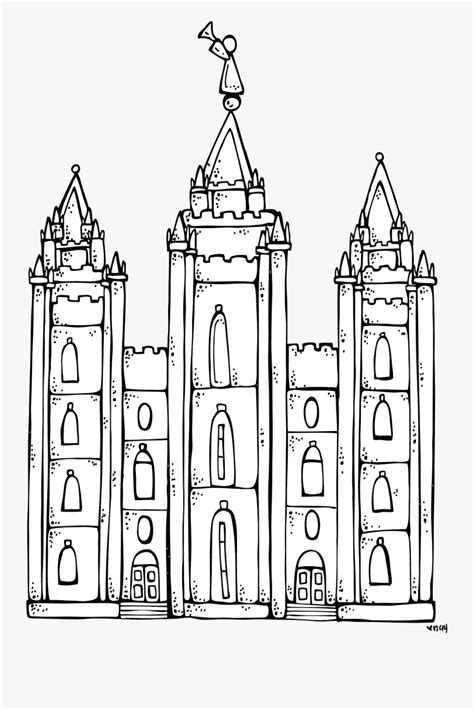 printable coloring page   church  file svg png dxf eps
