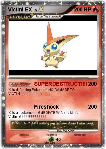 Pokémon Victini Ex 18 18 Superdestruct My Pokemon Card