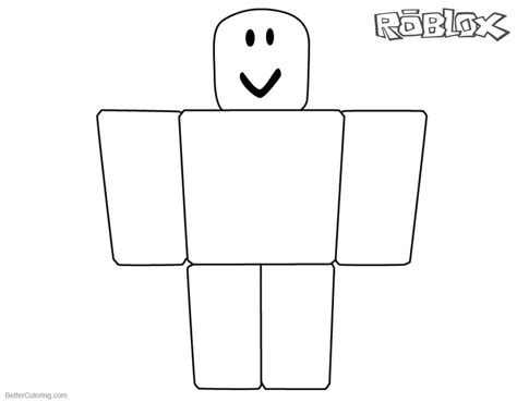 roblox noob coloring pages simple noob picture  printable