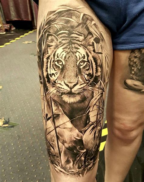 Beautiful Tiger Tattoo More Tatoo Tiger Big Cat Tattoo Tiger Tattoo