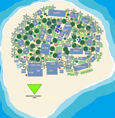 resort map beachcomber island beachcomber island resort fiji