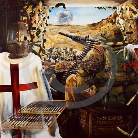 British Crusader Painting By John Palliser