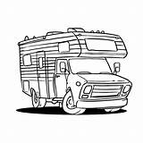 Reisen Caravans Ausmalbilder Campers Malvorlagen sketch template