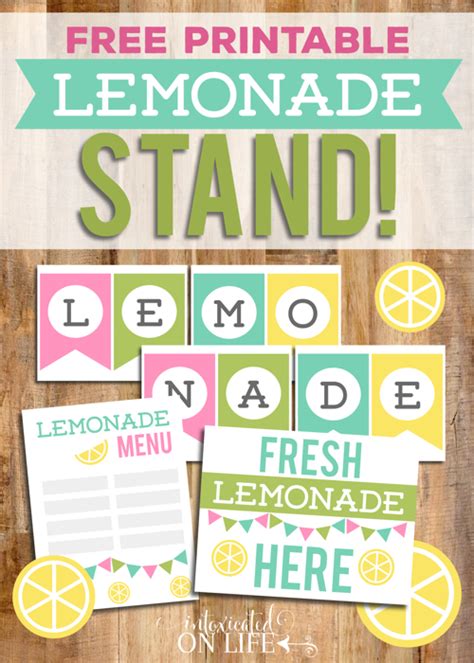 lemonade stand printables
