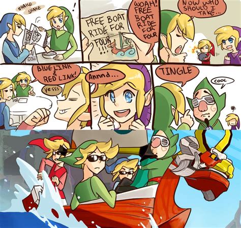 Legend Of Zelda Four Swords Edition I M On A Boat Know